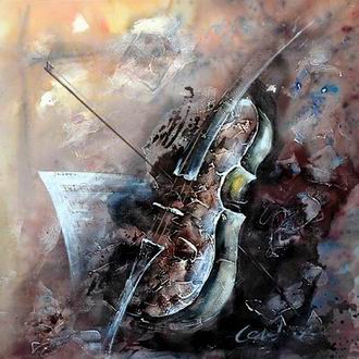 Musical Instrument oil painting